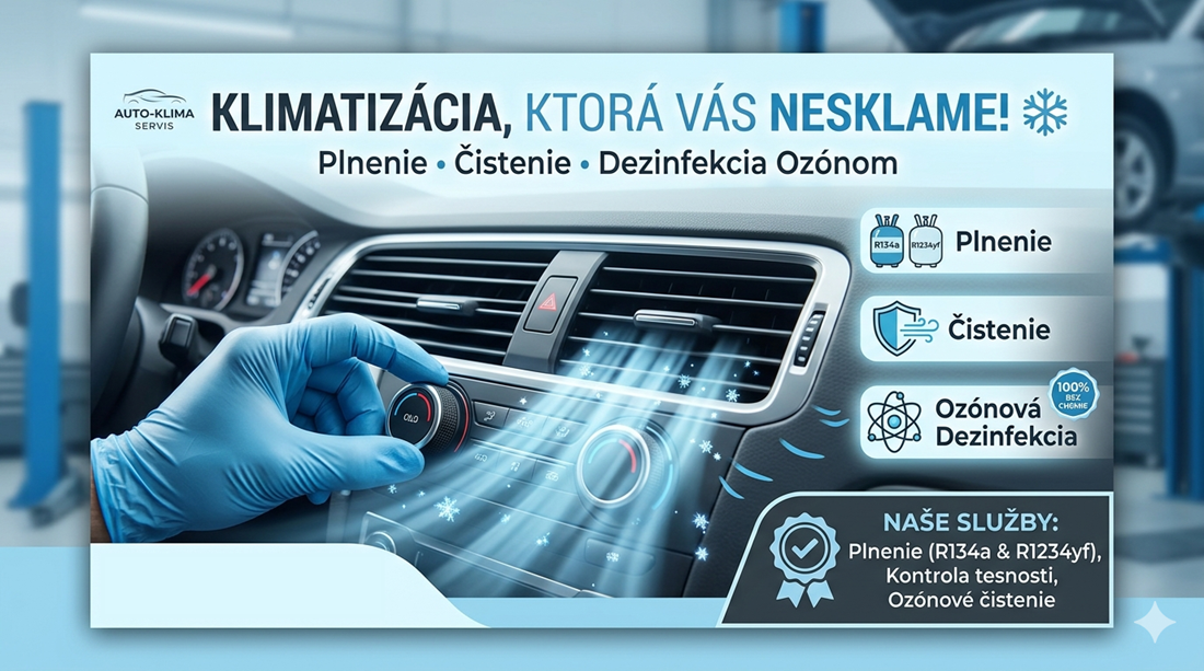 Banner-klimatizácia, ktorá Vás nesklame. Plnenie, čistenie, dezinfekcia ozónom